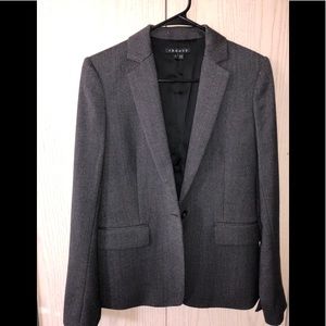 Theory women wool dark gray formal blazer - like new- size 6